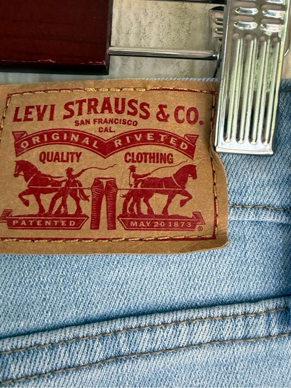 Levi's High Rise Straight crop - Picture 5 of 7